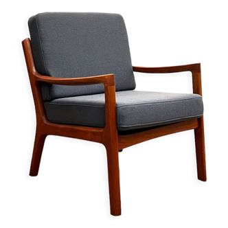 Teak armchair or easy chair by Ole Wanscher for France & Son, Mid Century Modern Danish Design, 1950er