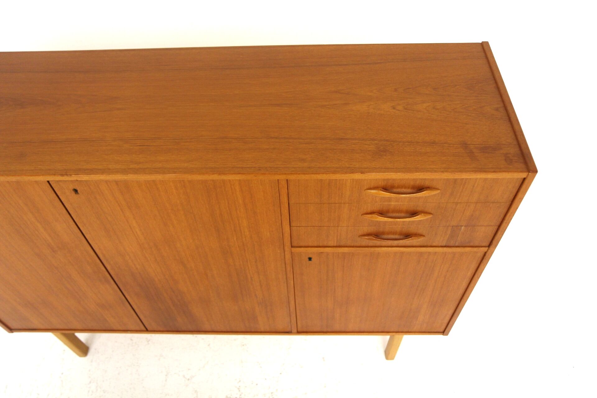 Enfilade scandinave en teck, Suède, 1960