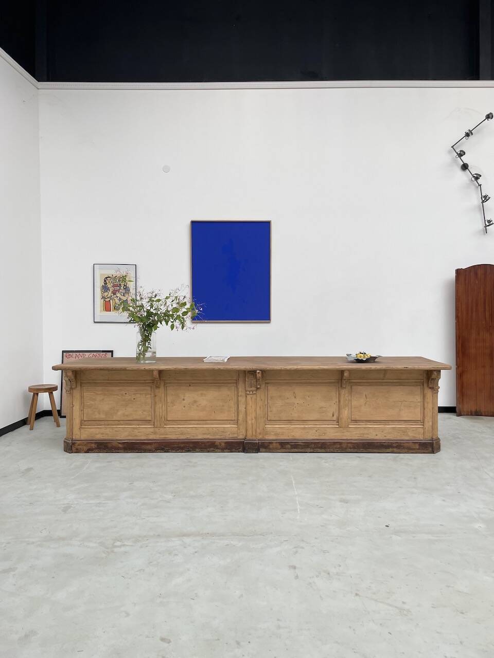 XXL oak and pine counter 350cm