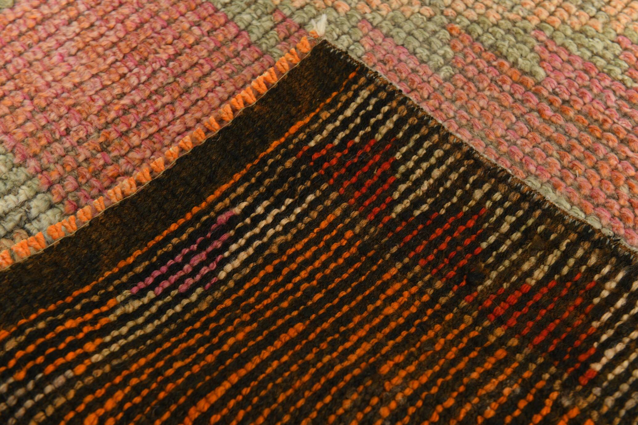 Super Soft Wool Vintage Runner Rug, 95x350Cm