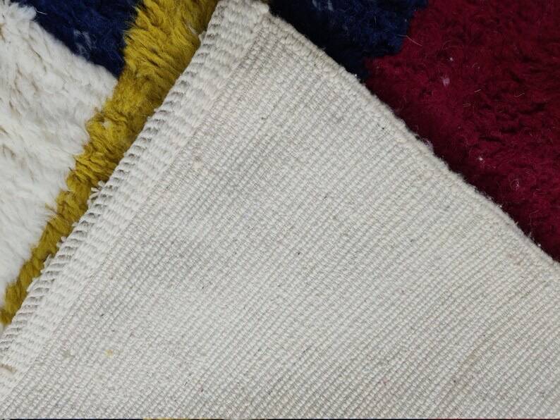 Tapis en laine pure fait main traditionnelle taille 150 x 250 cm