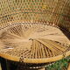 Emmanuelle's braided rattan chair from the 70s.