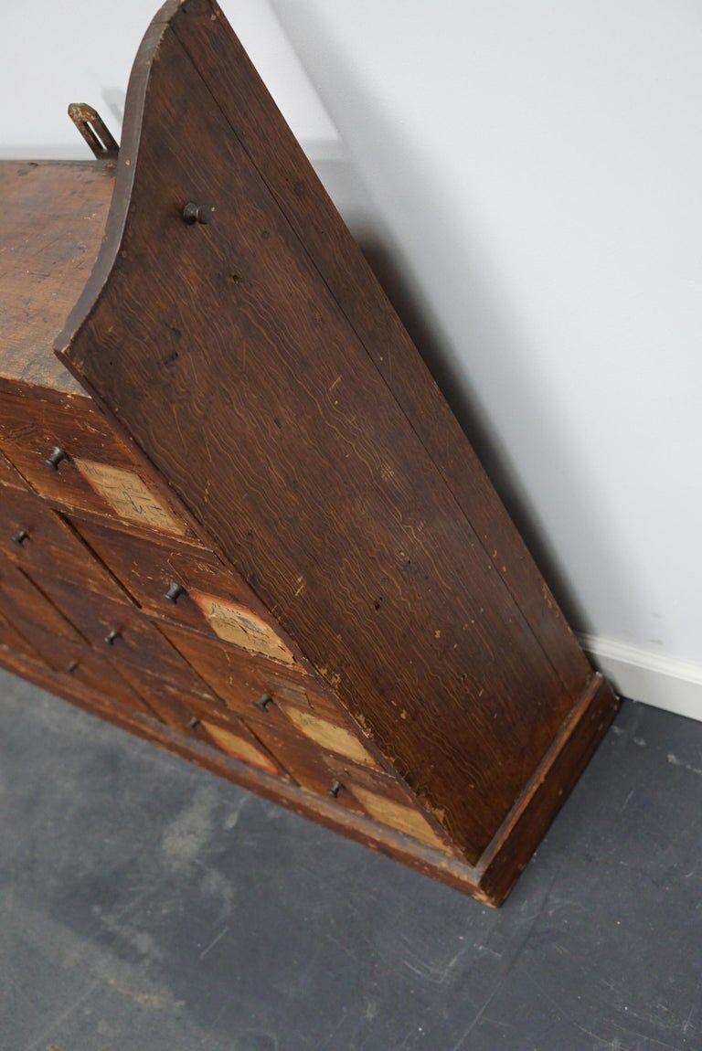 Apothecary furniture in Dutch pine 1920s
