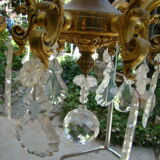 Lustre st Louis XV bronze et cristal ancien