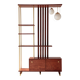 Illuminated Room Divider - Rosewood & Brass