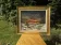 Vintage Winter Landscape Oil Painting