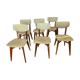 Lot de 6 chaises vintage