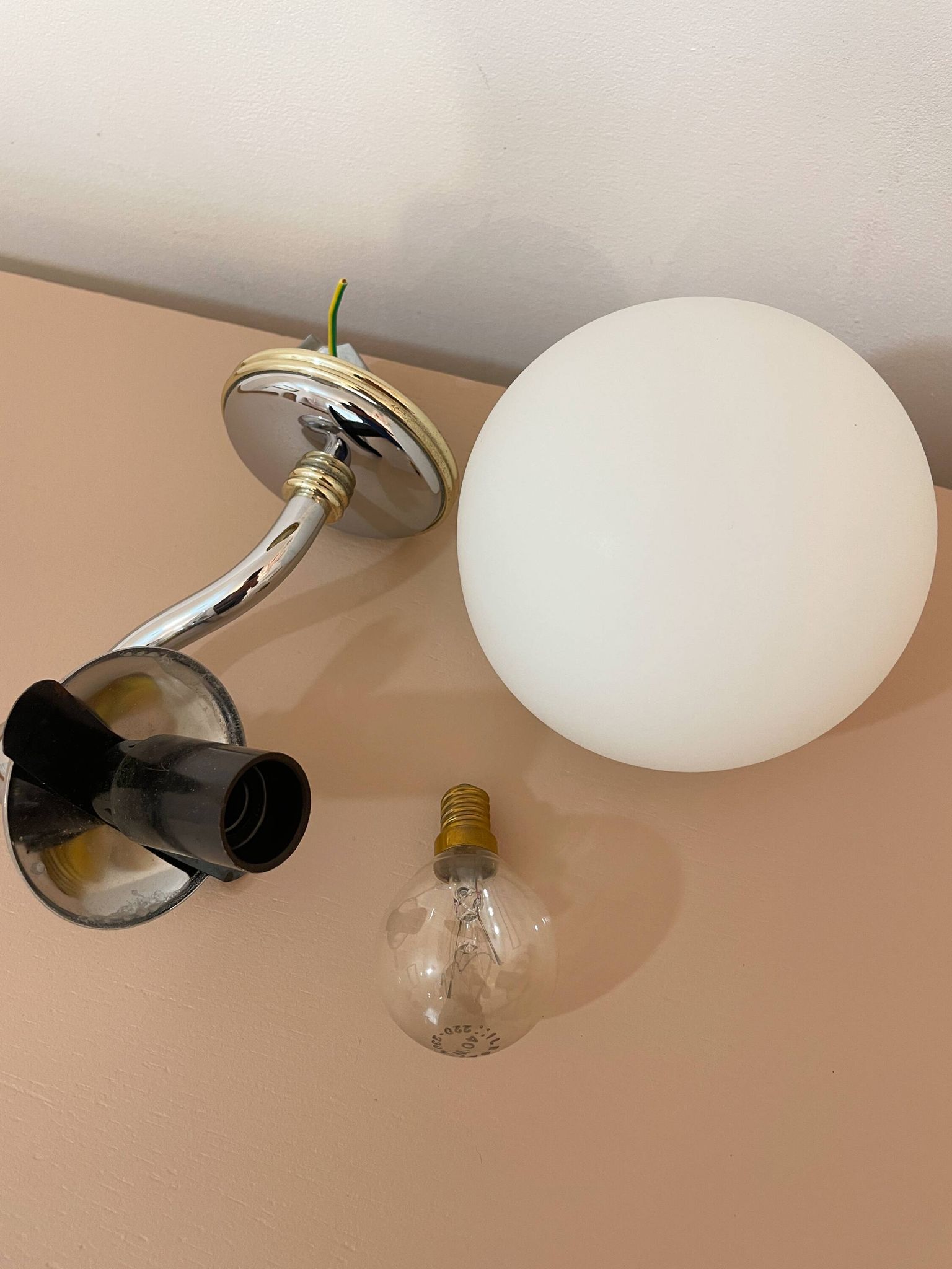 Pair of wall sconces from the 1950s