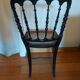 Chaise Napoleon III authentique assise cannage