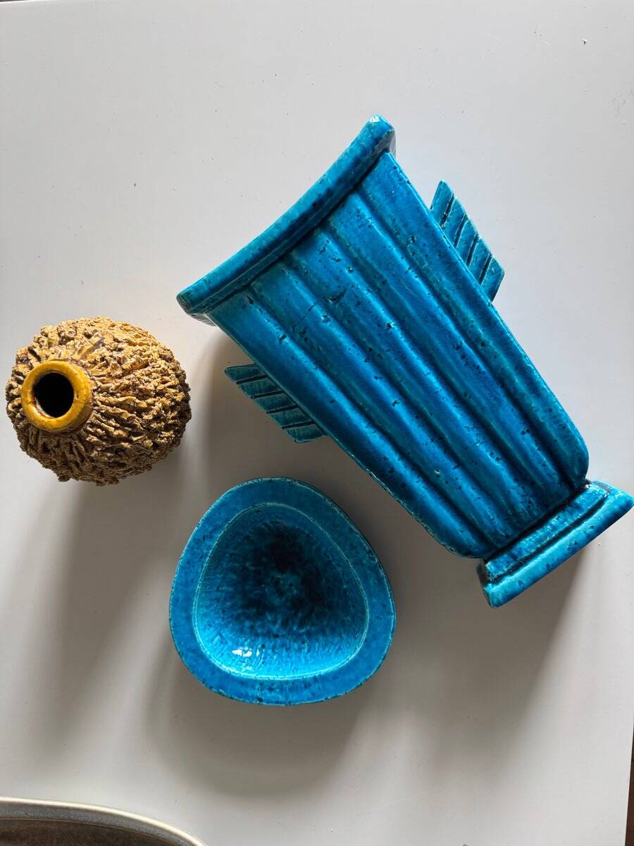 Mid-century chamotte vase by Gunnar Nylund for Rörstrand, Sweden, 1940