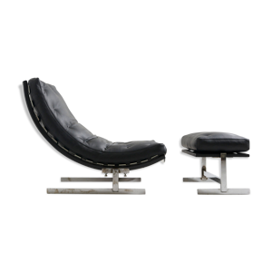 chaise longue avec ottoman