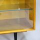 Modular Desk Set with Black Glass Top by Mojmir Pozar, 1960s, Set of 3