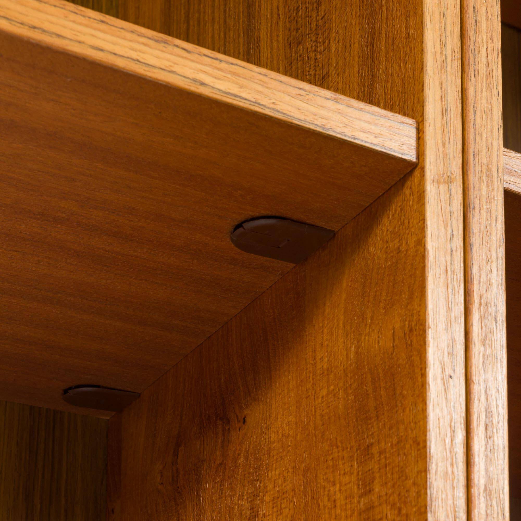 Pair of Danish bookcases in teak, Denmark, 1970s