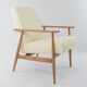 Armchair FOX chiné cream