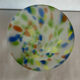 Frosted glass vase with multicoloured inclusions – Murano style