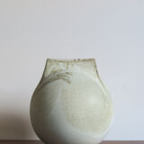 Franco Bucci Italian big sandstone vase, 1970s