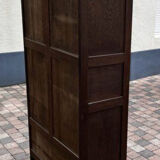 Filing cabinet with curtains