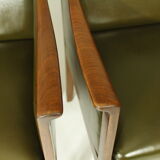 Pair of Leather Lounge Chairs by Ole Wanscher, 1950s