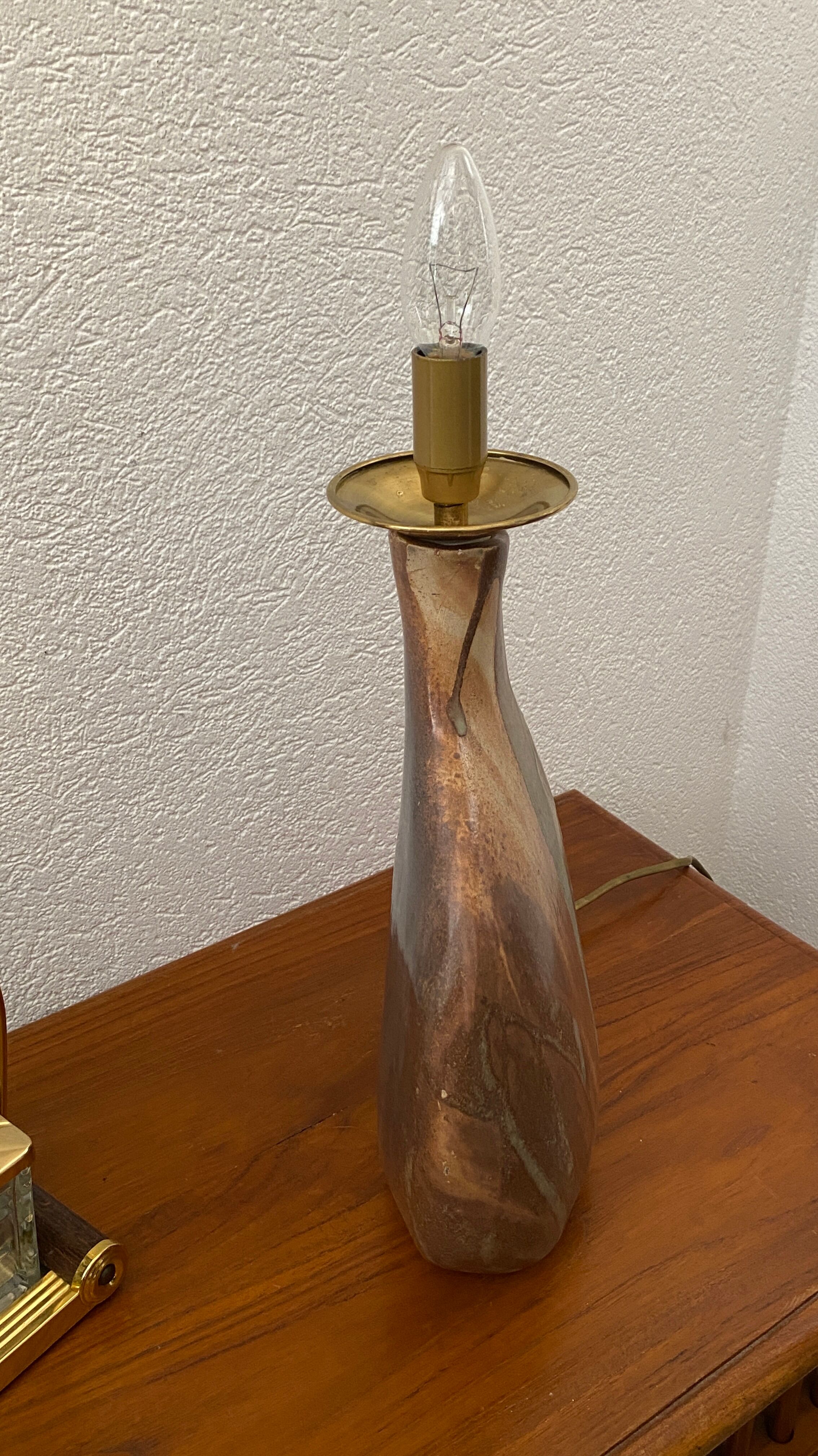 Glazed ceramic lamp, 1994