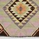 Yellow & Brown Turkish Kilim Rug, 172x284Cm