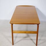 Model 640 Teak Coffee Table by Peter Hvidt & Orla Mølgaard-Nielsen, 1960s