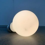 Bulb lamp, bulb on a stand or German suspension in mid-century space style by Ingo Maurer for M Design, 1960s.