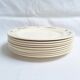 Assiettes plates Charbonnier Salins modèle Fécamp