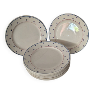 assiettes K&G Lunéville