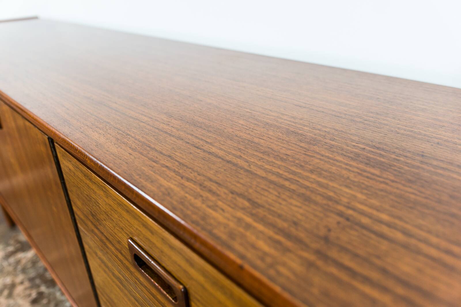 Vintage Walnut Sideboard By Bfm, 1960s, Poland