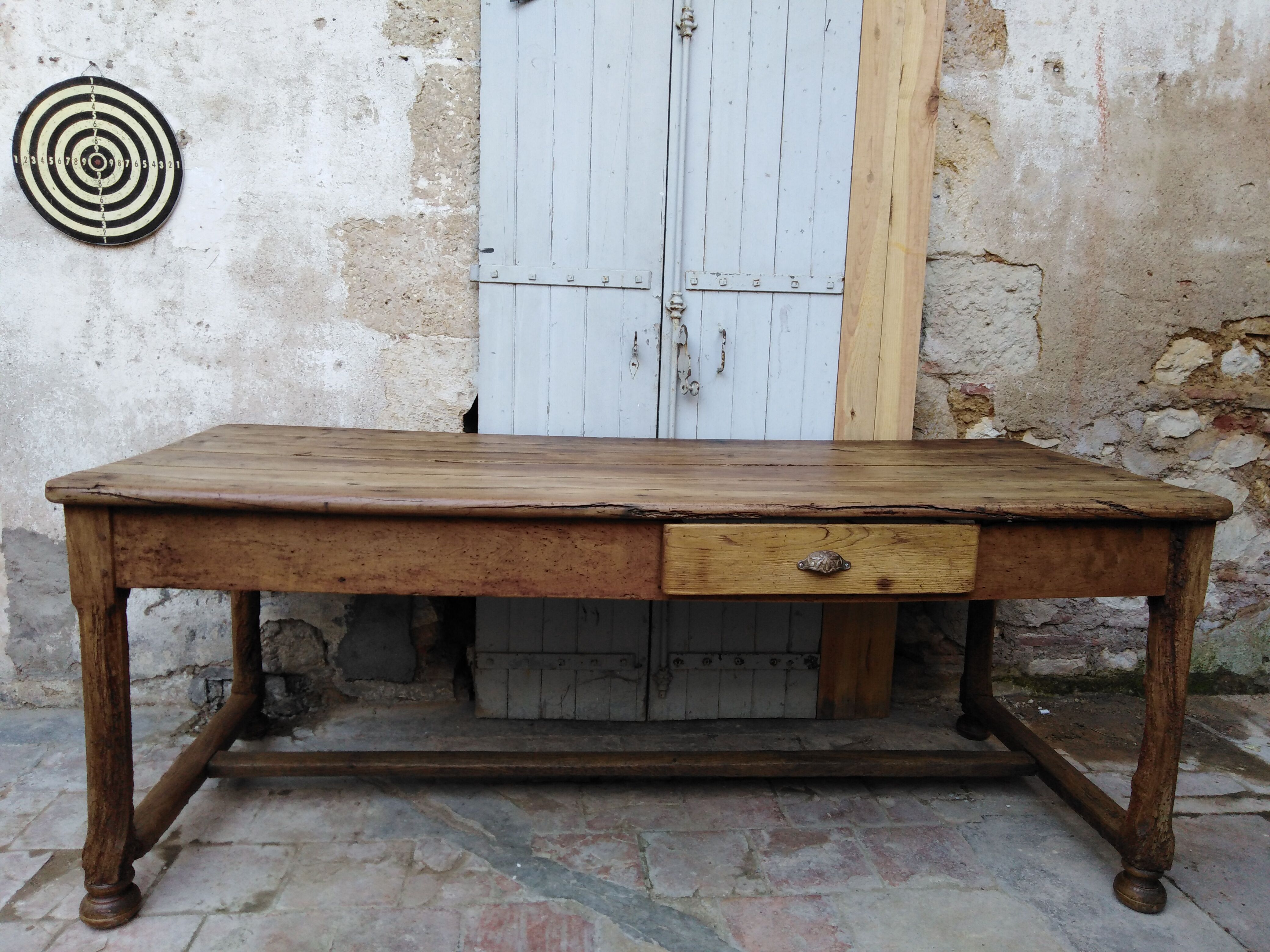 Cherry farmhouse table