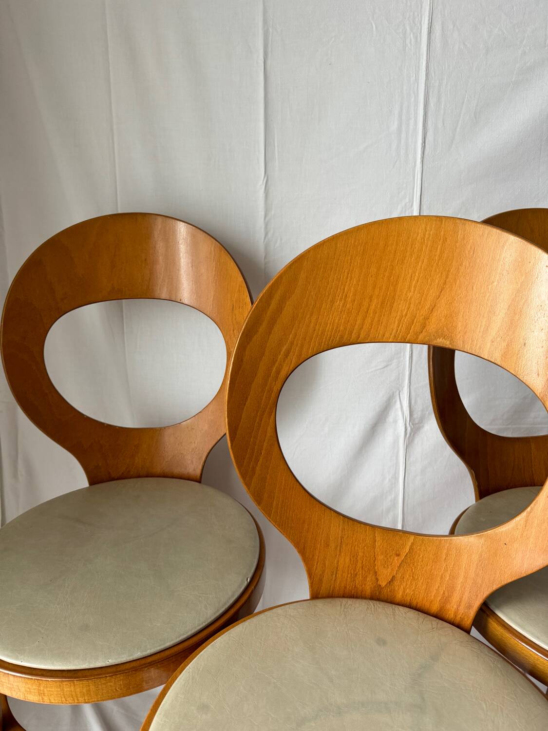 Ensemble de 4 chaises mouette Baumann