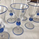 Set of 7 Paco Rabanne stemmed glasses