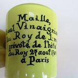 Maille ceramic mustard pot