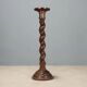 Column, ancient walnut pedestal, Italy, late 19th century