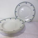 4 vintage St Amand deep plates 211257