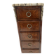 Semainier de style Transition en placage de bois, XXème siècle