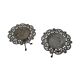 Set Of 2 Bronze Gothic Tazzas, 1950s