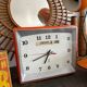 Pendule Jaz transistor orange vintage