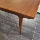 Scandinavian extendable teak table