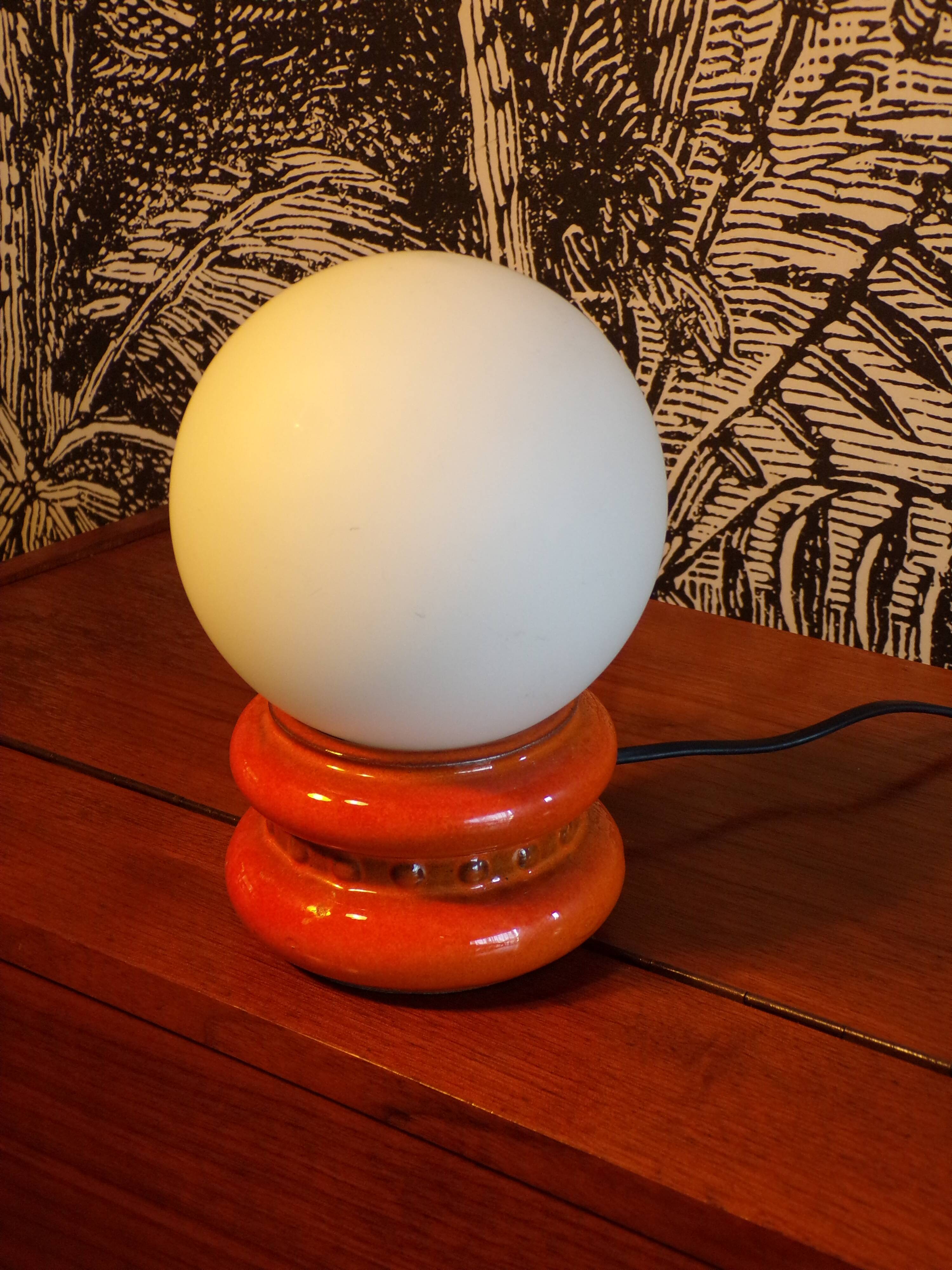 1970 ceramic lamp