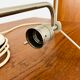 Lampe de sol en sisal et teck par Temde