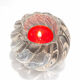 Kosta Boda Sweden Modernist Crystal Spiral Candle Holder with Box - 19