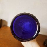 Vase en verre bleu cobalt