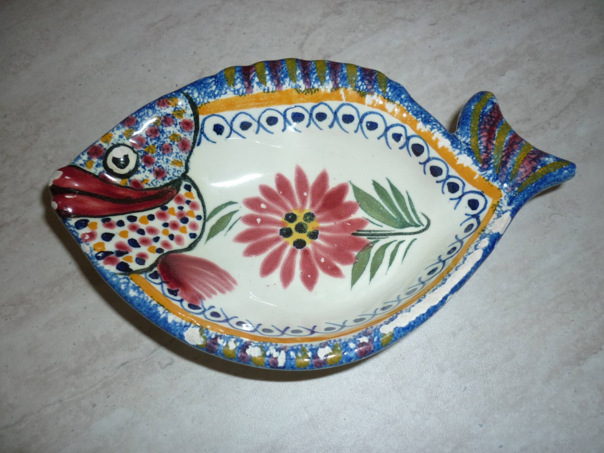 Henriot Quimper fish bowl