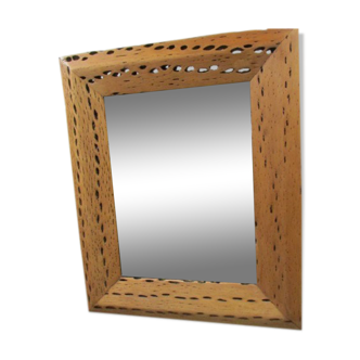 Superb mercury mirror 33x43cm