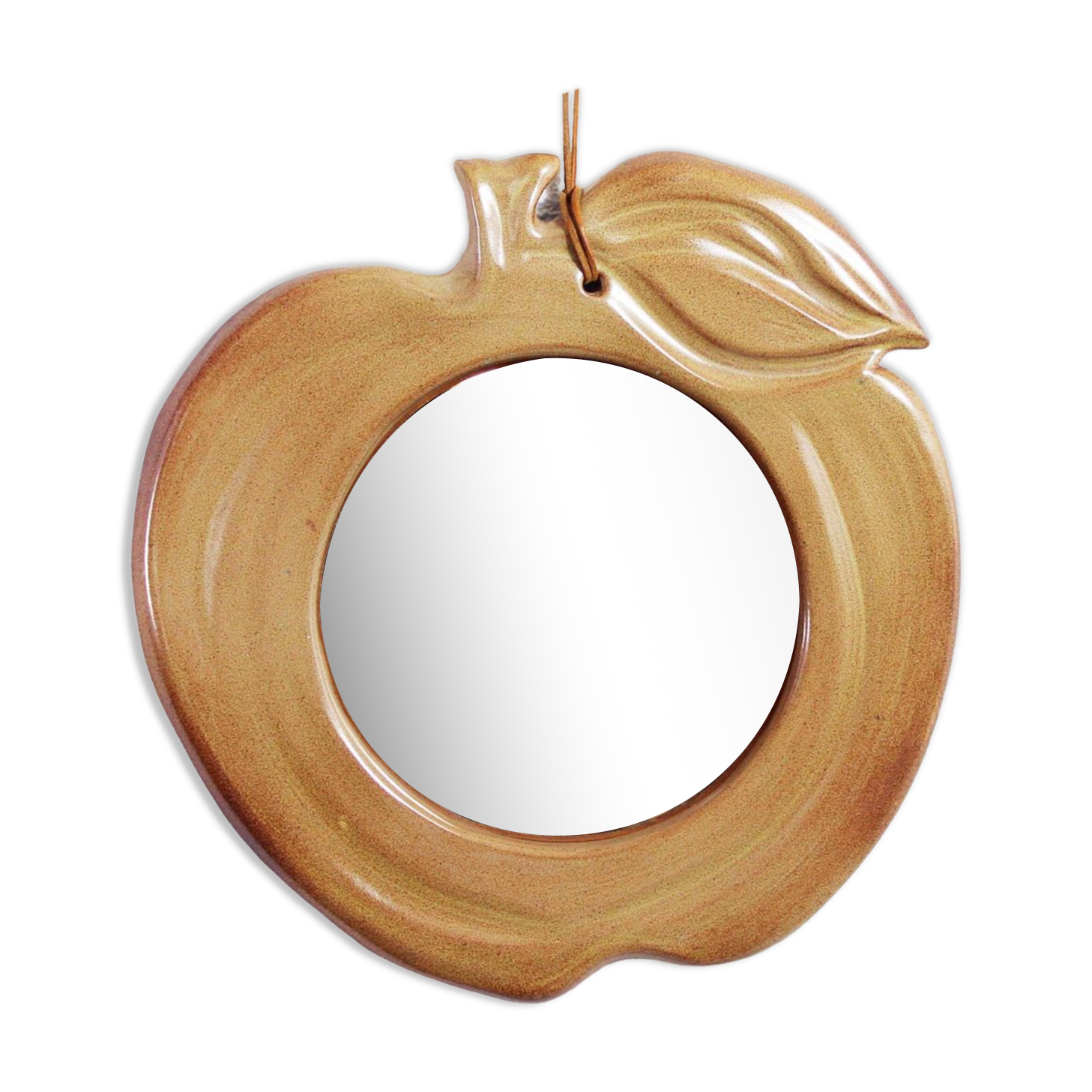 Ceramic “apple” mirror 1970