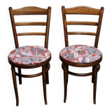 Pair of Baumann bistro chairs