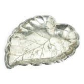 Plat Art Nouveau R1J en forme de feuille