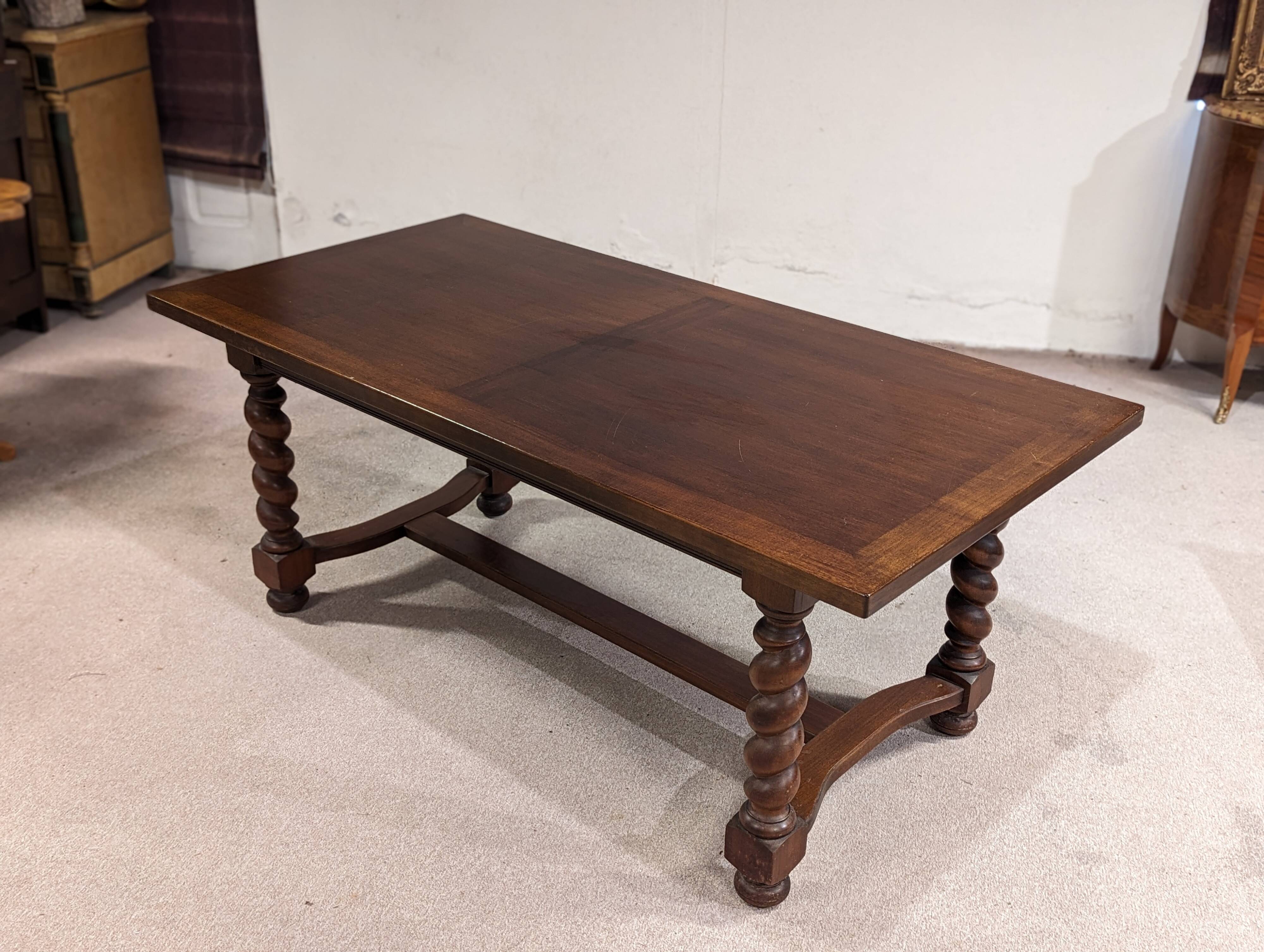 Wooden dining table
