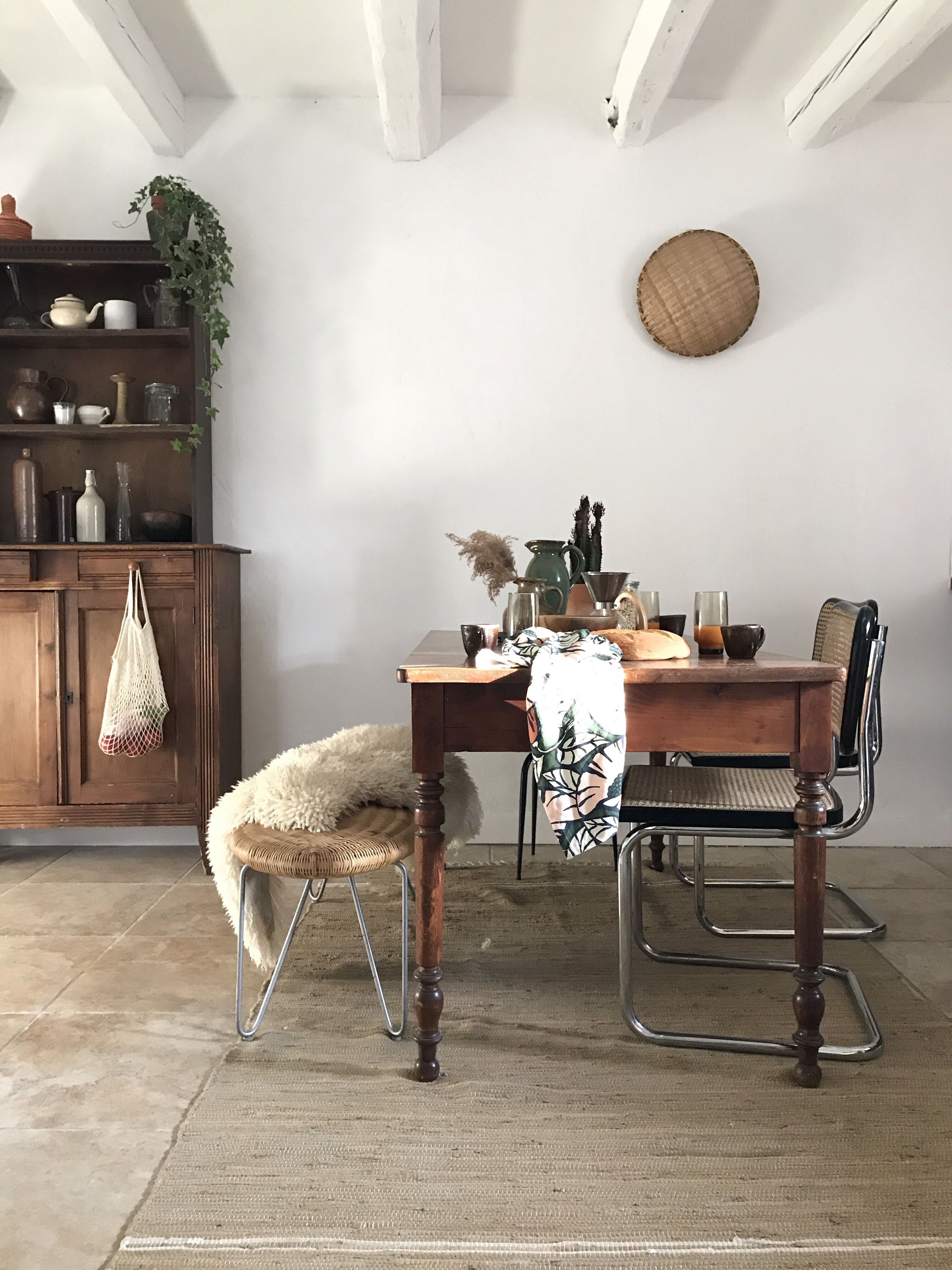 Set of 4 Cesca chairs by Marcel Breuer